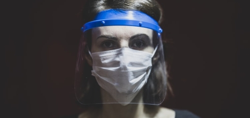What is the efficacy of eye protection equipment compared to no eye protection equipment in preventing transmission of COVID-19-type respiratory illnesses in primary and community care?