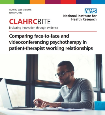 Comparing face-to-face and videoconferencing psychotherapy in developing patient-therapist working relationships and symptom reductions