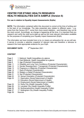Equality Impact Assessment (EqIA) Toolkit