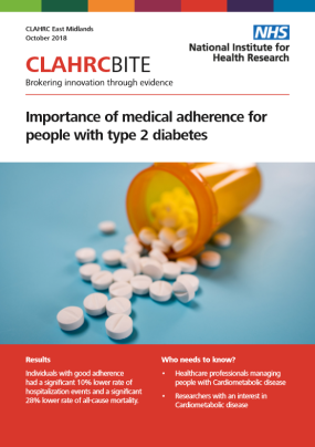 Importance of medical adherence for people with type 2 diabetes