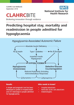 Predicting hospital stay, mortality and readmission in people admitted for hypoglycaemia: prognostic models derivation and validation
