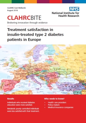 Treatment satisfaction in insulin-treated type 2 diabetes patients in Europe