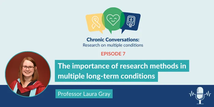 Image of podcast cover featuring Professor Laura Gray