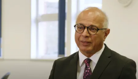 Photo of Professor Kamlesh Khunti featured in NIHR film on 'collaborating to make a difference'