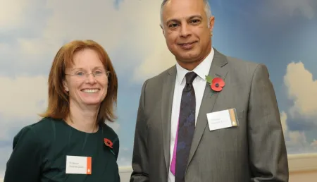 Leading Professors Melanie Davies CBE and Kamlesh Khunti